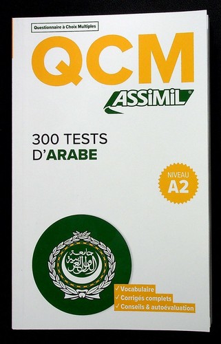 Qcm assimil 300 tests arabe - assimil, d'arabe