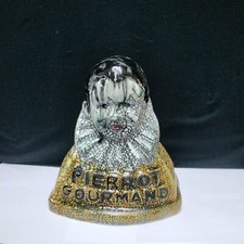 Double Pierrot Gourmand Craquelé Sucettes Faience De Desvres H 22 Cm L 20 