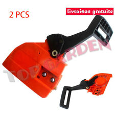 2X Poignée Frein de chaîne complet pour Husqvarna 136 137 141 142 Tronçonneuse