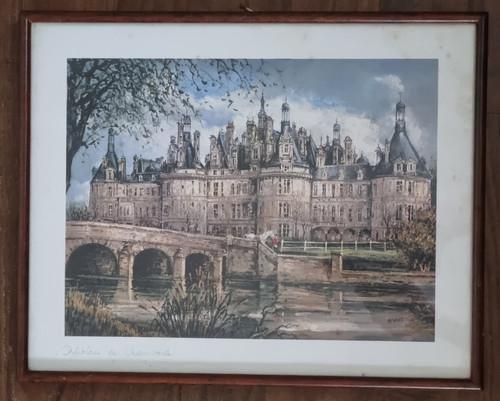 Cadre château chambord - cadre,
