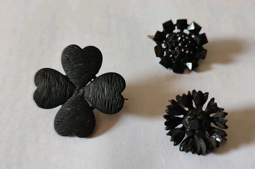 Lot bijoux deuils xixe - bijoux,