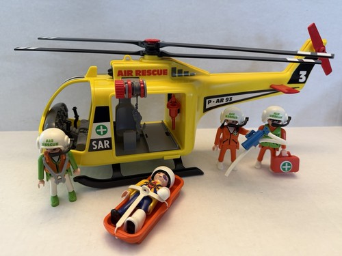Playmobil yellow helicopter - playmobil,