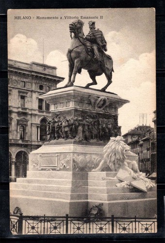 Milan 1900 carte postale - milan,