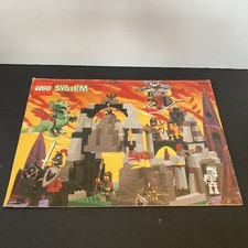 VINTAGE NOTICE LEGO SYSTEM CHEVALIER REF 6087 VRAC KILOS CHÂTEAU DRAGON