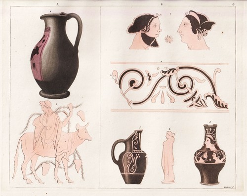 Vase étrusque étrusker - Étrusque,