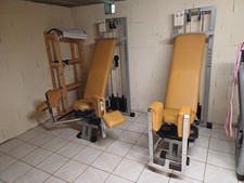 Lot de 3 Machines de Musculation Leg curl + abducteurs / abducteurs