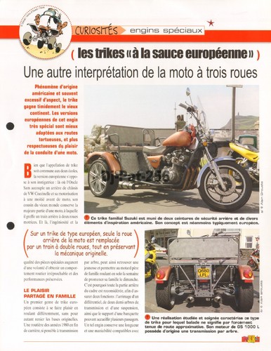 Fiche moto trikes - fiche,