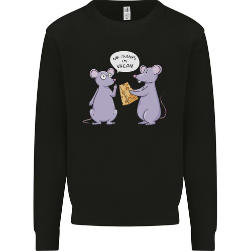 Vegan souris drôle - souris,