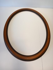 Cadre ovale en bois 50 x 70cm patine noyer. état execptionnel