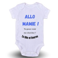 Body ou bavoir bébé "Allo
