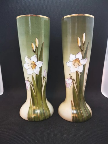 Paire vases anciens en - vases,