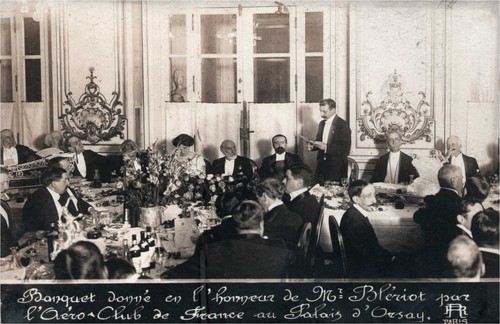 Cpa paris banquet donné - paris,
