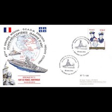 NAV09JA-15A - PLI DERNIÈRE ESCALE DU PH JEANNE D'ARC EN MARTINIQUE