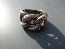 Superbe bague en argent signée Ti Sento