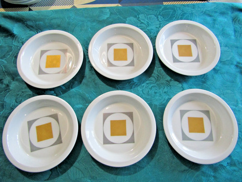 Assiettes creuse porcelaine - 6,