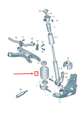 AUDI A4 Avant B8 Ressort