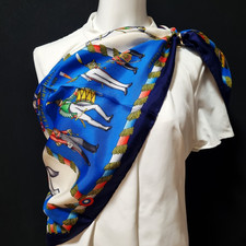 RARE VINTAGE HERMES Foulard en