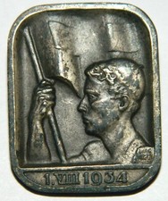 insigne Suisse 1934 HUGUENIN LE LOCLE