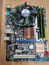 Carte Mère Asus P5KPL-AM SE + CPU E6700 +4Go + Cache métallique Backplate