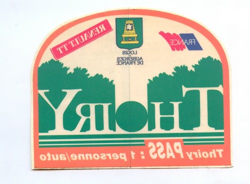 Ancien autocollant sticker
