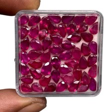 20 Pcs Rubis Naturel 6x4mm