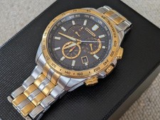 Citizen Eco-Drive CB5875-97E Radio Contrôlée or Noir SLV Solaire Montre Hommes