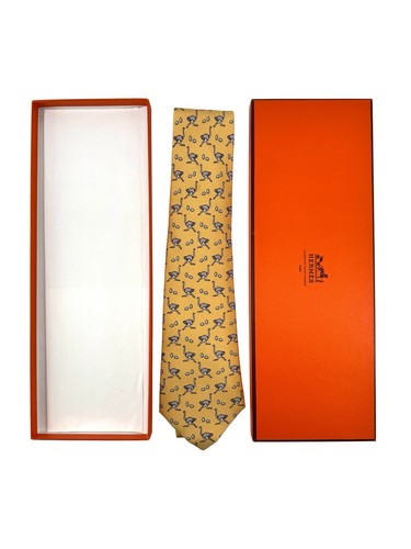 Cravate hermès soie - en, made