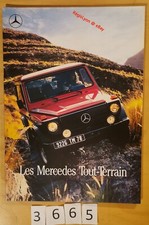 MERCEDES 250 GD/ 300 GD/ 230 GE/ 280 GE Prospectus Fr 28 pages 1987
