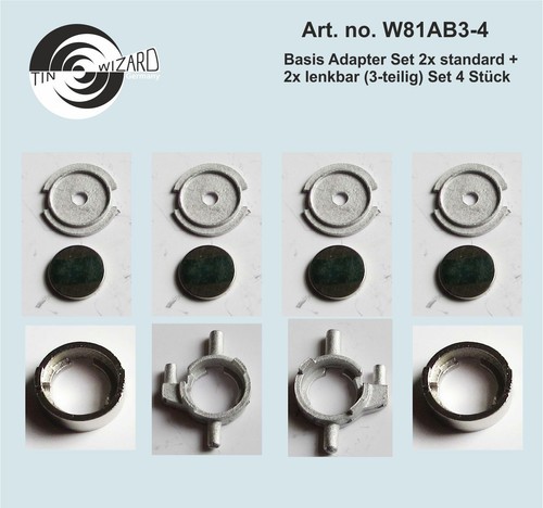 Base adapter set - 4pcs,, 2x