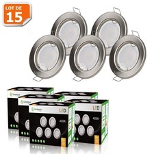 Lot de 15 spot led encastrable