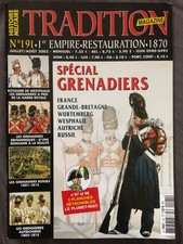 revue tradition magazine 191 spécial grenadiers juillet/août 2003