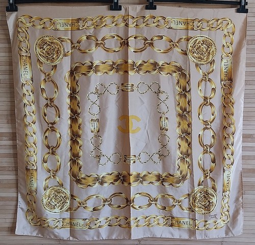 Carré foulard scarf chanel - carré,