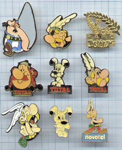 Lot pin gaulois astérix - pin's,