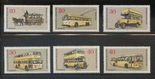 West Berlin 1973 MNH**Berlin Transport*Trolleybus*Double-Decker*Bus*Horse-Bus 6v