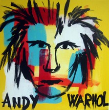andy warhol tableau signed