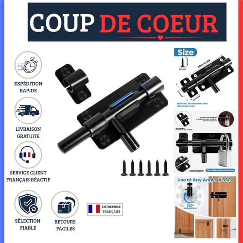Targette porte inox 304 - targette,