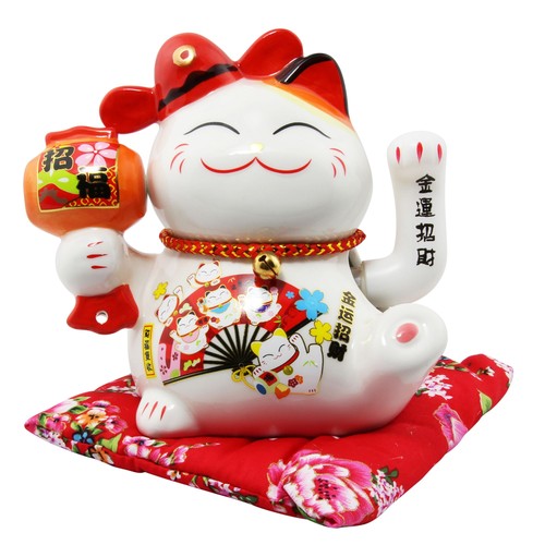 Chat chanceux signe - , porte