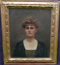 J. Lascases Portrait de Femme