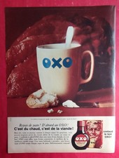 Publicité de presse Belge: Aliment OXO à l'Extrait de Viande de Bœuf  1964