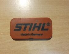 Stihl Emblème, Badge Plaque