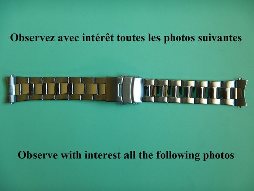 Bracelet oyster acier - 20, mm