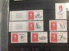 Timbres X7 Jeux Olympiques Albertville 1992