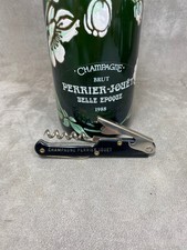 Perrier-Jouët Bottle Opener, Vintage Steel Corkscrew