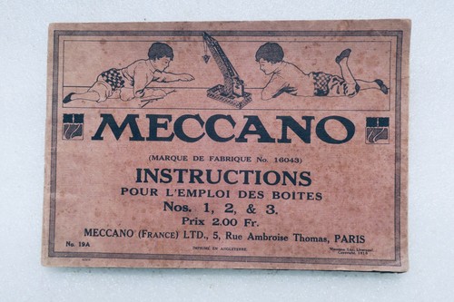 Meccano marque fabrique - meccano, de