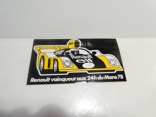 Autocollant renault elf le - renault,