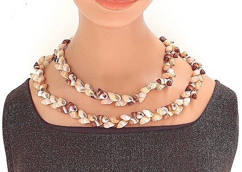 Collier coquillages - collier,