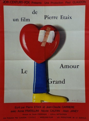Grand amour affiche - "le,