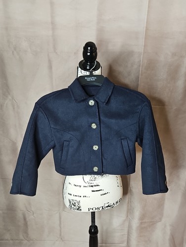 Zara girl navy wool - zara, wool-blend