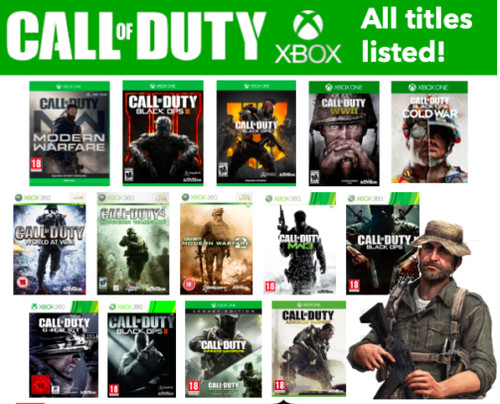 Call duty pack xbox un - duty,