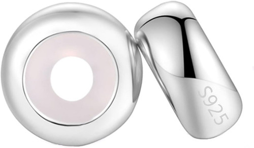 Sterling silver bead spacers - silver,